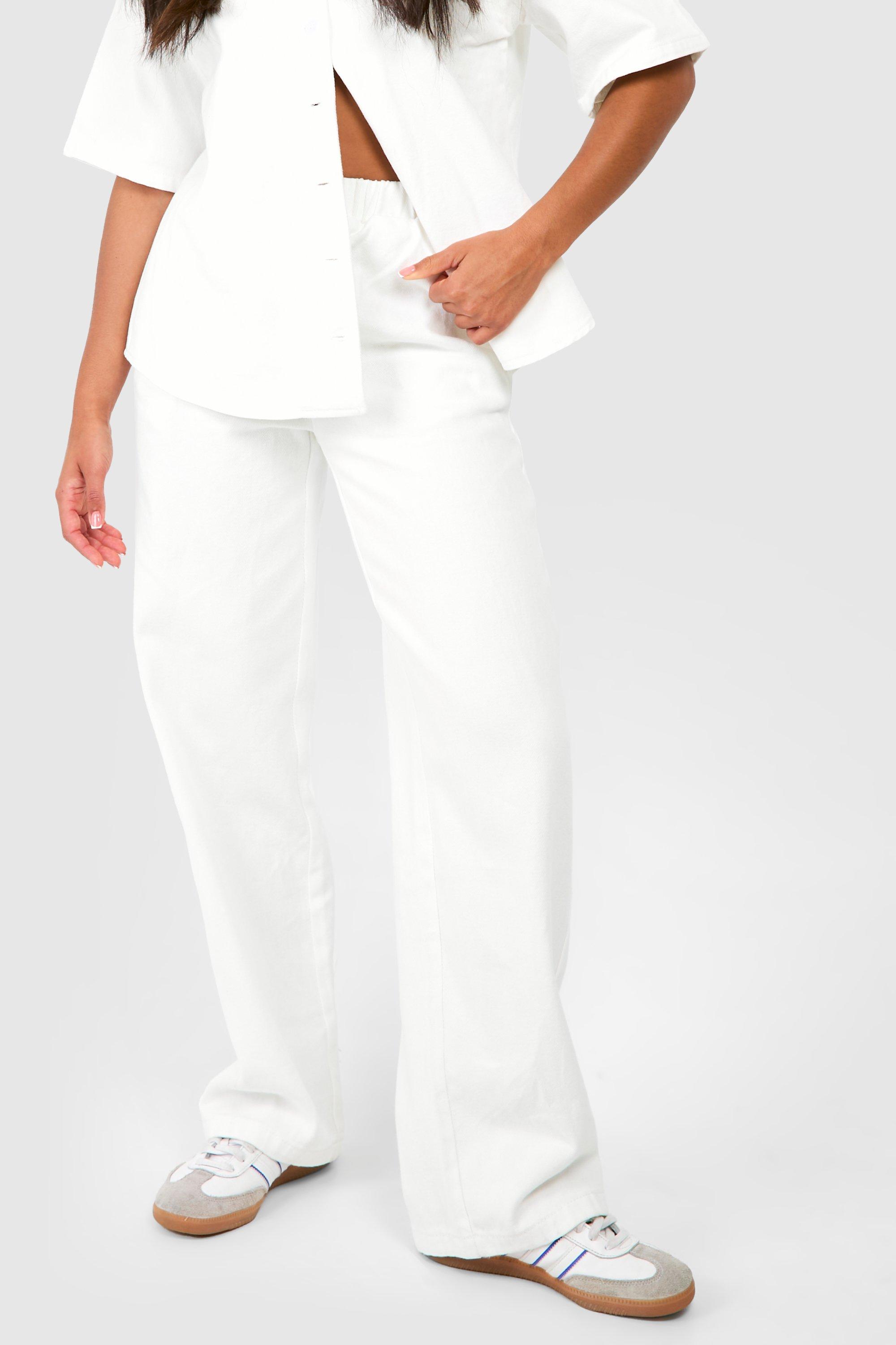 Orders boohoo white jeans